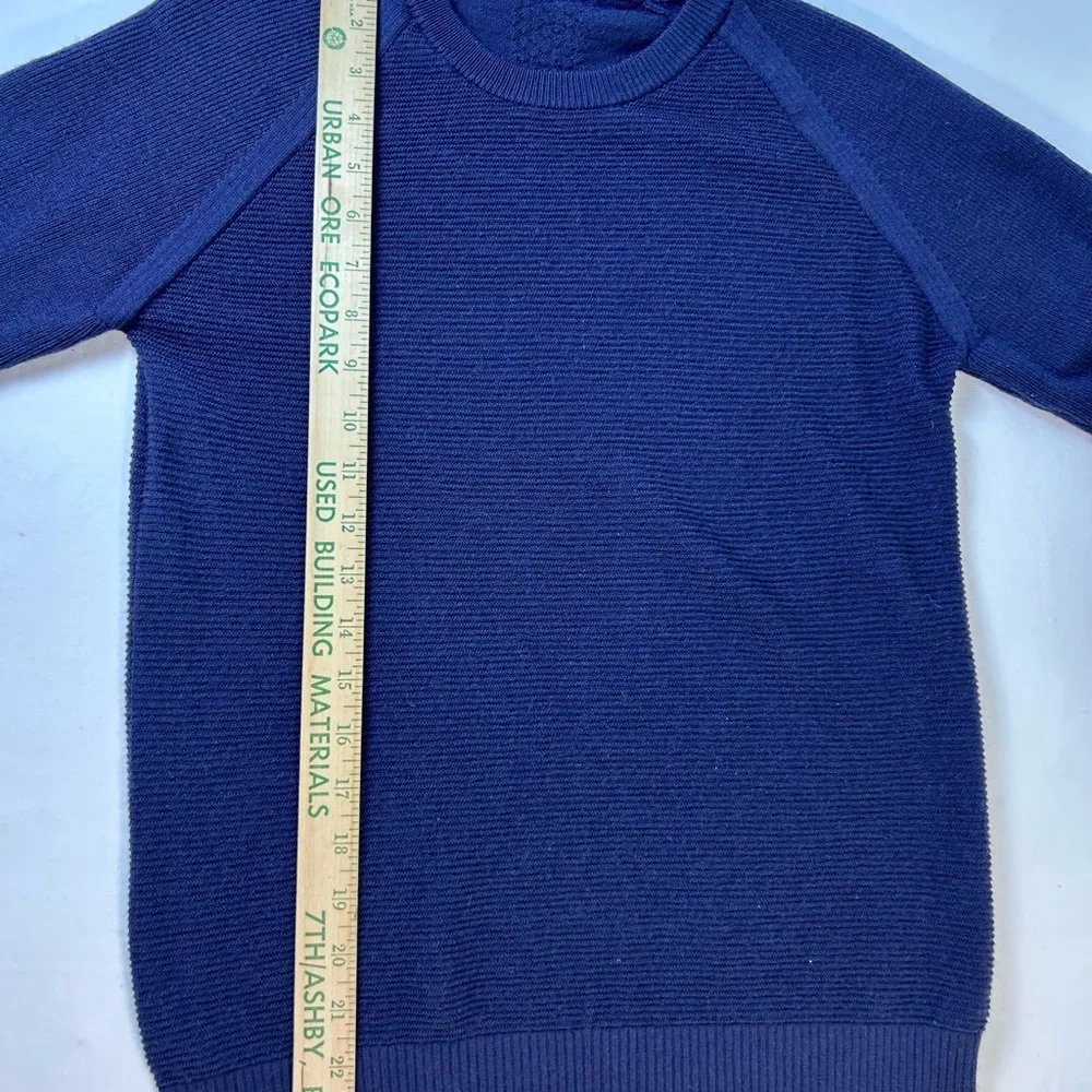 Lululemon Women’s Navy Blue Simply Wool Sweater size s